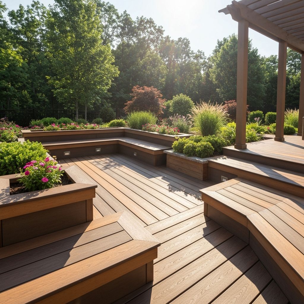 Interior view of screened space